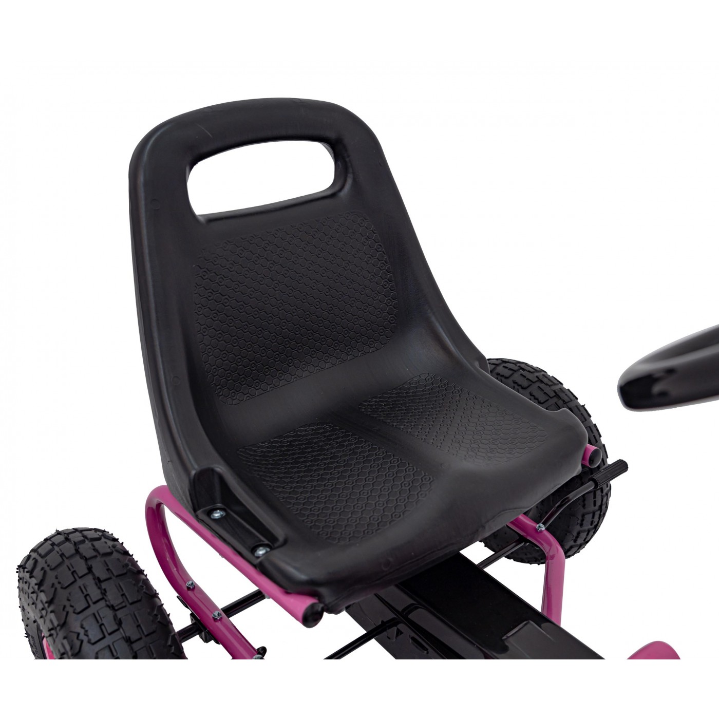 copy of Motokára Air na pedále pre deti 3+ Zelená + Nafukovacie pneumatiky + Regulovateľné sedadlo