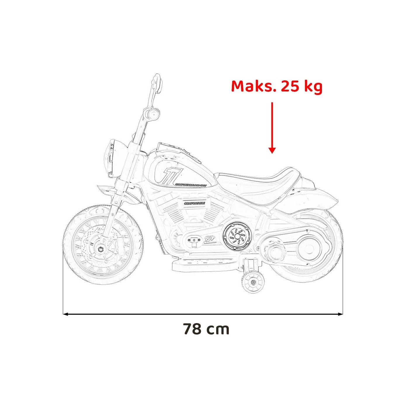 copy of Traktor Blazin BW na akumulator Żółty + Pilot + Wolny Start + Dźwięki Światła