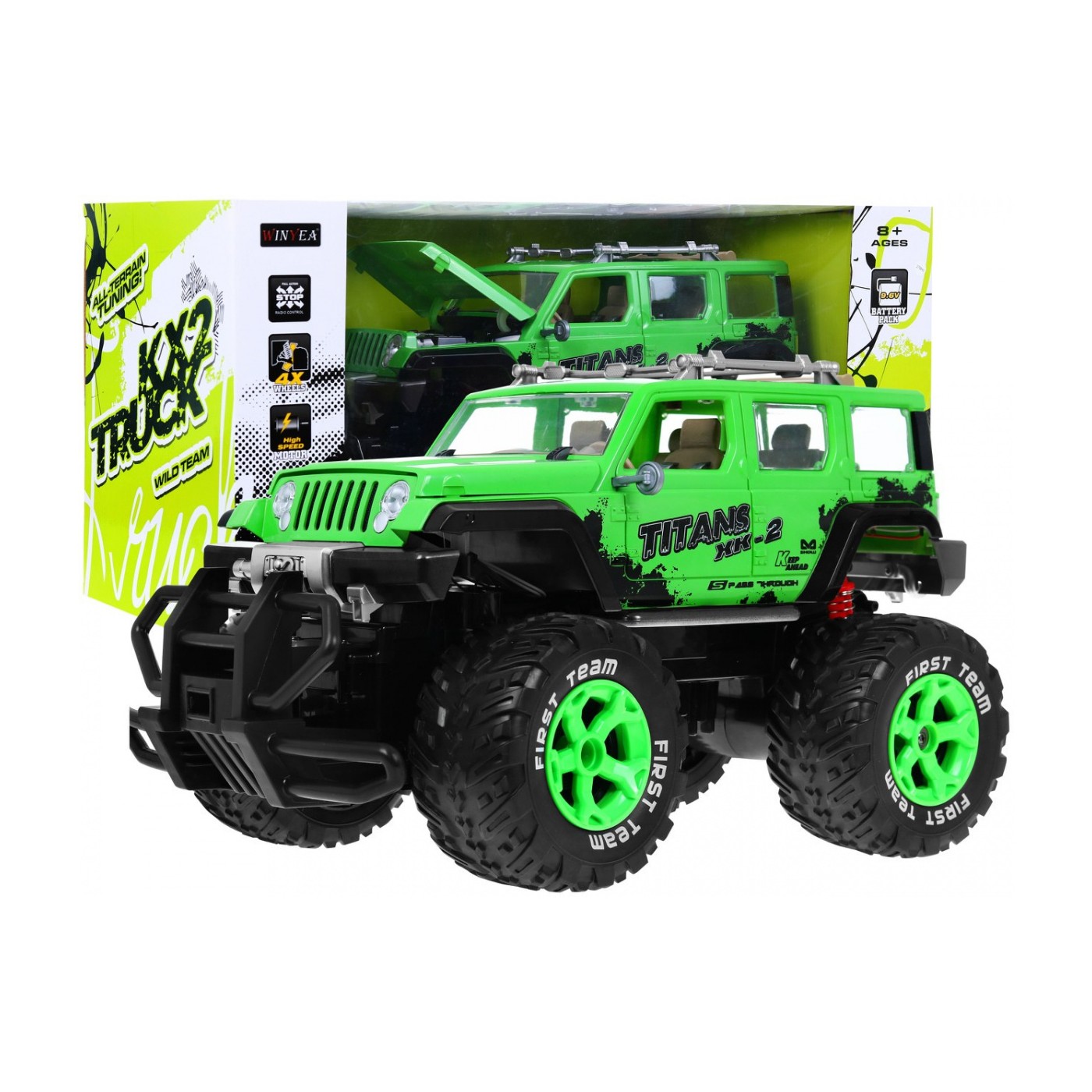 Autíčko R C AllRoad 1 12 Zelené