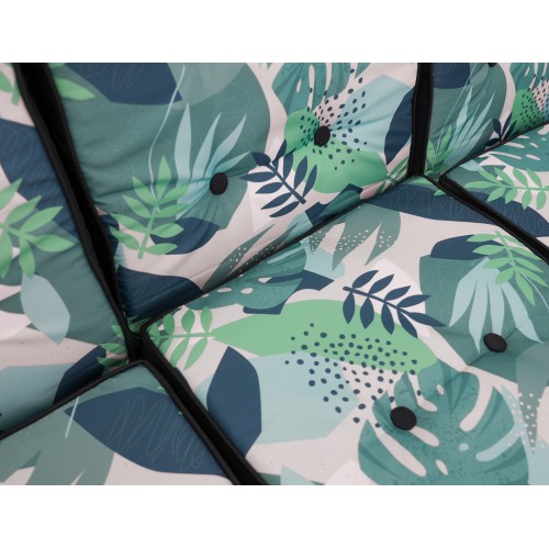 copy of Veľká Záhradná hojdačka 4-os. Zelené Motýle + Textil + Strecha + Nastaviteľné sedadlo + 4 Vankúše