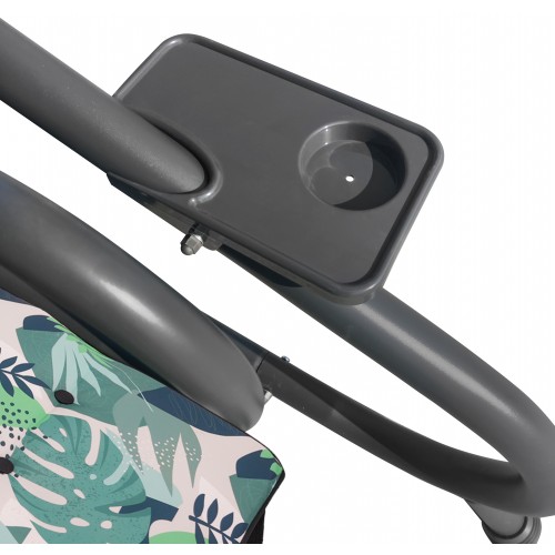 copy of Veľká Záhradná hojdačka 4-os. Zelené Motýle + Textil + Strecha + Nastaviteľné sedadlo + 4 Vankúše