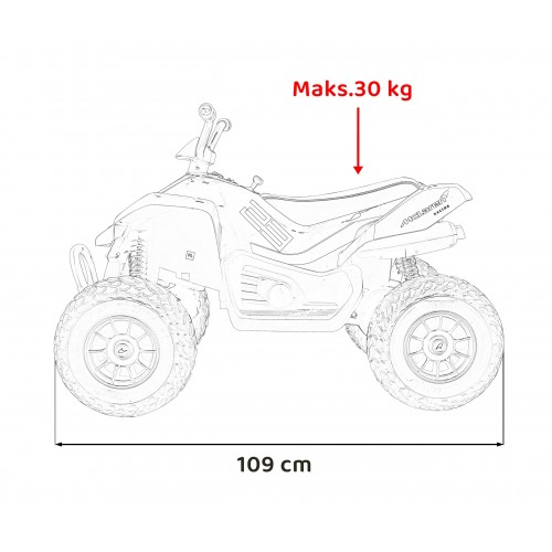copy of Traktor Blazin BW na akumulator Żółty + Pilot + Wolny Start + Dźwięki Światła