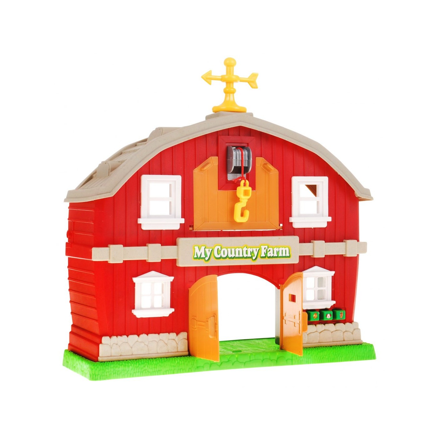 Farma pre deti 3+ sada figúrok 18 ks. + Stodola so zvukmi + Traktor + 4-členná Rodina + Zvieratá