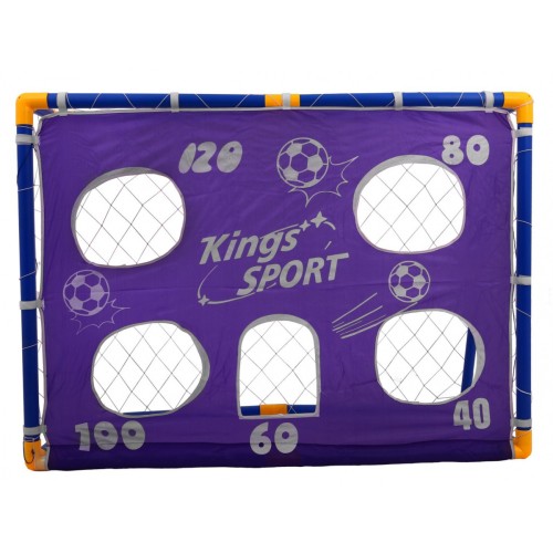 Veľká futbalová bránka pre deti + Podložka na presnosť + Lopta + Dresy + Označenia