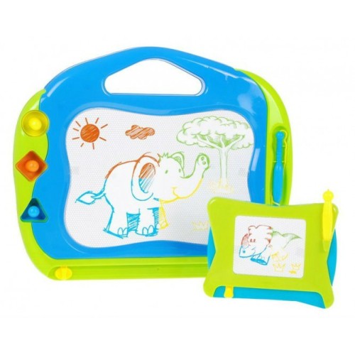 Sada 2 Kresliacich tabuliek pre deti 3+ Kreatívna hračka + Kresliace pero + Pečiatky + Farebné kresby