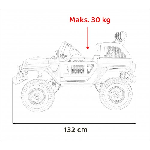 copy of Traktor Blazin BW na akumulator Żółty + Pilot + Wolny Start + Dźwięki Światła
