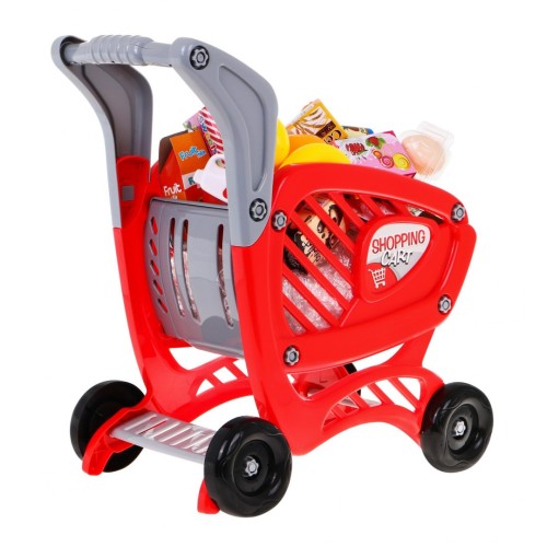 Veľký Červený Nákupný vozík Sada Príslušenstva