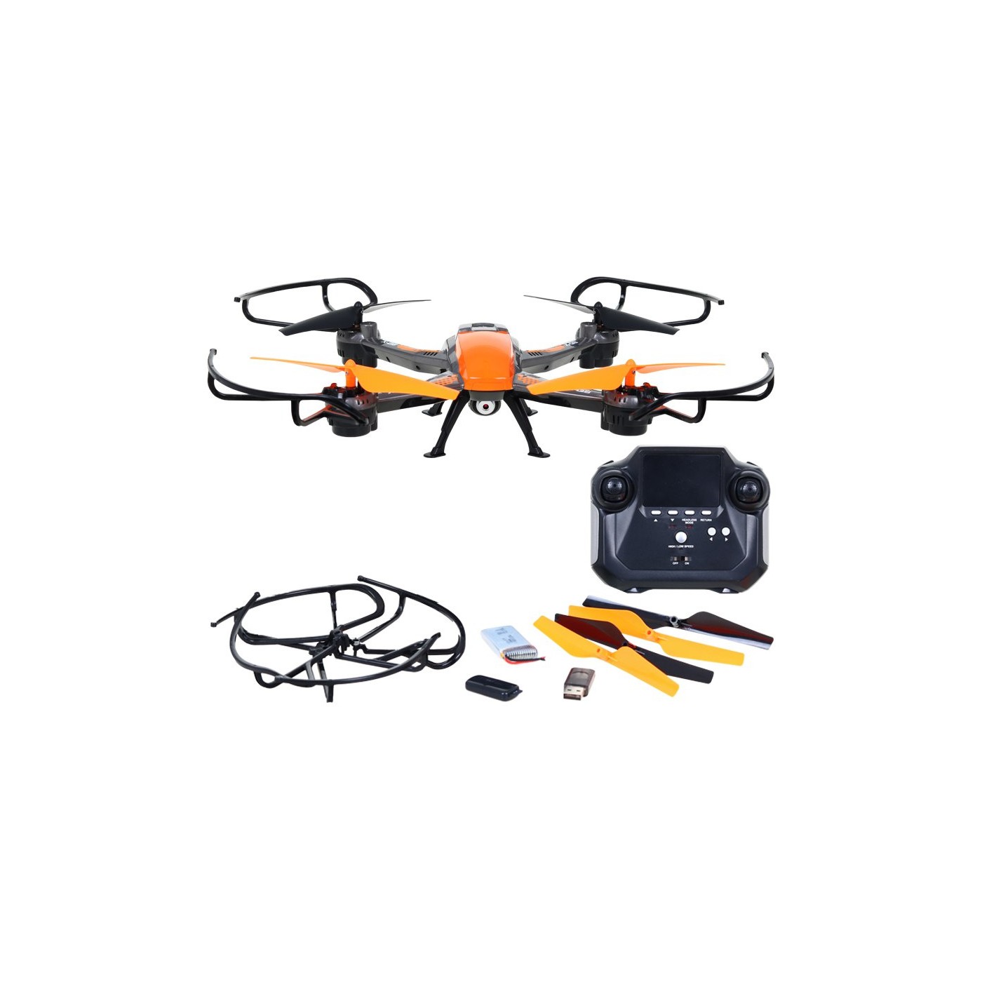Veľký Dron W66188CO Oranžový WINYEA