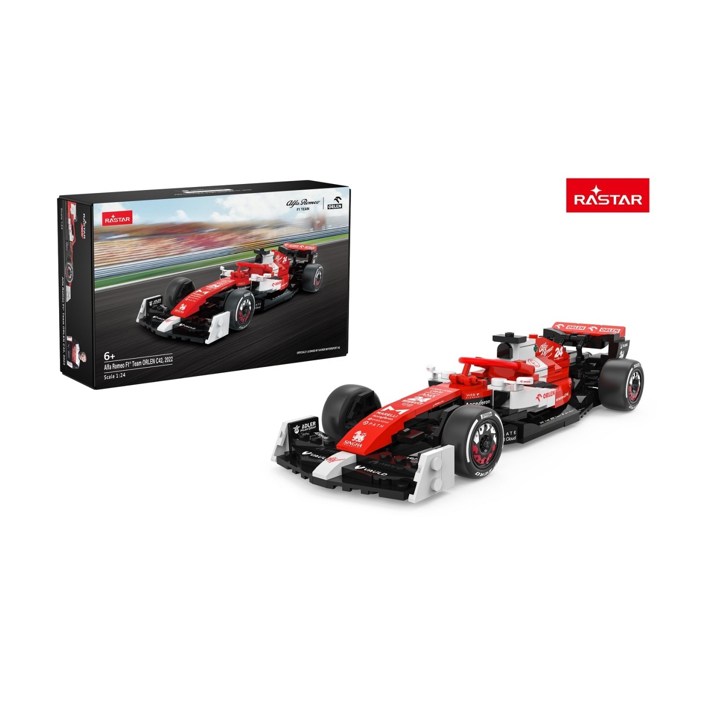 1: 24 Alfa Romeo F1 C42 340ks. RASTAR bloky