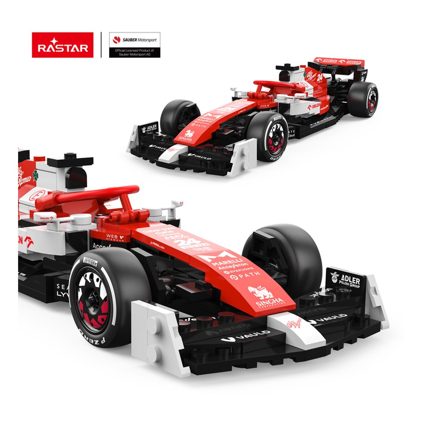 1: 24 Alfa Romeo F1 C42 340ks. RASTAR bloky