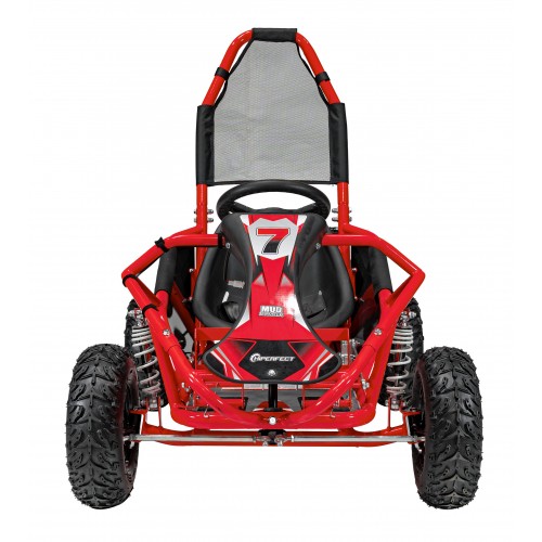 copy of Quad Highper na batériu Žltý 35km/h + Bezkefkový motor 1000W + Nafukovacie kolesá + Regulácia sedadla