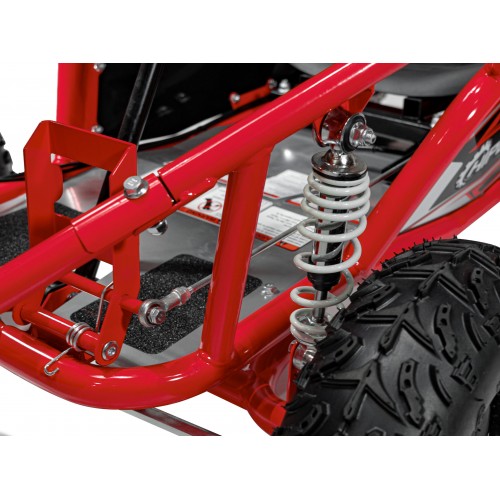 copy of Quad Highper na batériu Žltý 35km/h + Bezkefkový motor 1000W + Nafukovacie kolesá + Regulácia sedadla