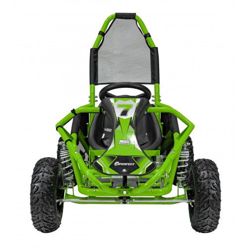 copy of Quad Highper na batériu Žltý 35km/h + Bezkefkový motor 1000W + Nafukovacie kolesá + Regulácia sedadla