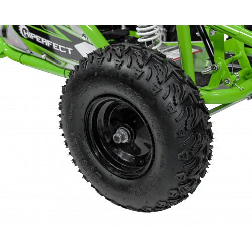 copy of Quad Highper na batériu Žltý 35km/h + Bezkefkový motor 1000W + Nafukovacie kolesá + Regulácia sedadla