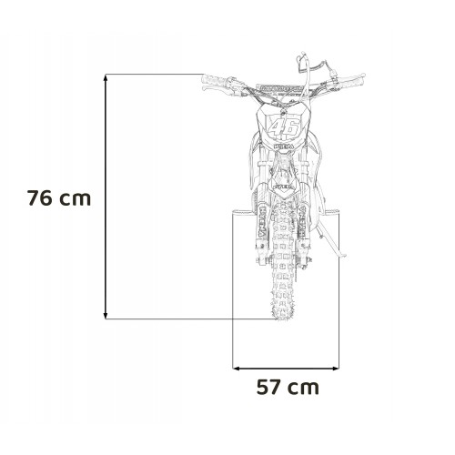 copy of Quad Highper na batériu Žltý 35km/h + Bezkefkový motor 1000W + Nafukovacie kolesá + Regulácia sedadla
