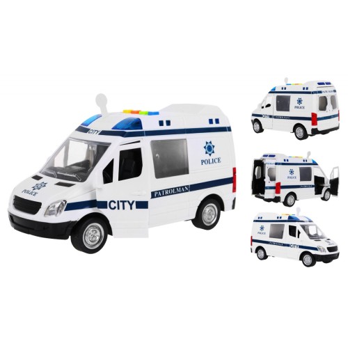 Veľké Policajné auto 1:16 Svetlá Zvuky