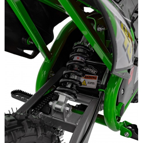 copy of Quad Highper na batériu Žltý 35km/h + Bezkefkový motor 1000W + Nafukovacie kolesá + Regulácia sedadla