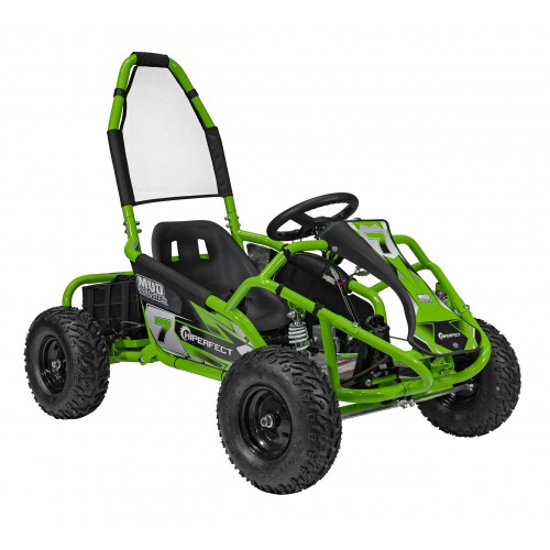 copy of Quad Highper na batériu Žltý 35km/h + Bezkefkový motor 1000W + Nafukovacie kolesá + Regulácia sedadla