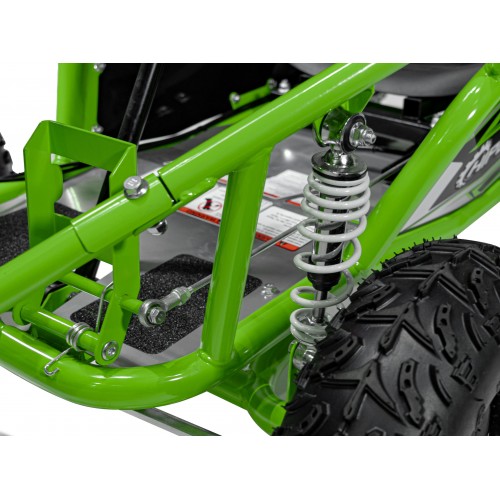 copy of Quad Highper na batériu Žltý 35km/h + Bezkefkový motor 1000W + Nafukovacie kolesá + Regulácia sedadla