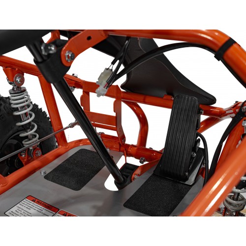 copy of Quad Highper na batériu Žltý 35km/h + Bezkefkový motor 1000W + Nafukovacie kolesá + Regulácia sedadla