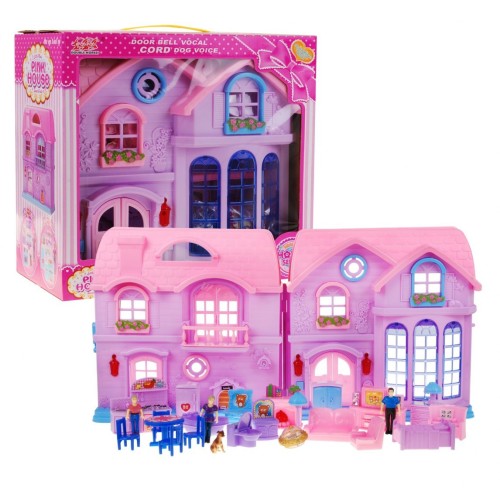 Veľký Rozkladateľný Dom Ružový