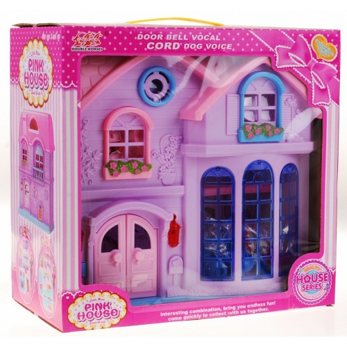 Veľký Rozkladateľný Dom Ružový