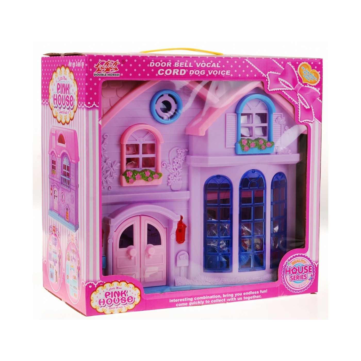 Veľký Rozkladateľný Dom Ružový