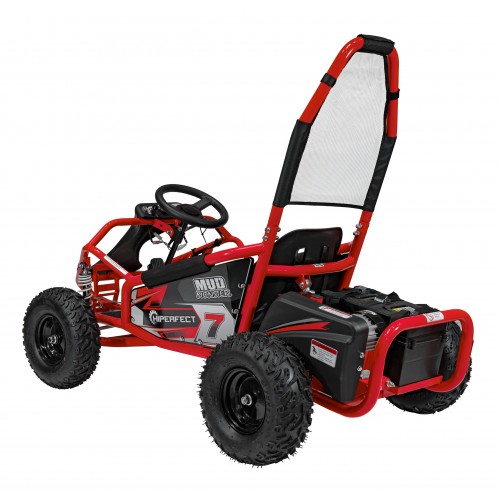 copy of Quad Highper na batériu Žltý 35km/h + Bezkefkový motor 1000W + Nafukovacie kolesá + Regulácia sedadla