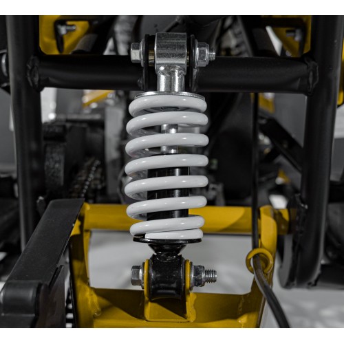 copy of Quad Highper na batériu Žltý 35km/h + Bezkefkový motor 1000W + Nafukovacie kolesá + Regulácia sedadla