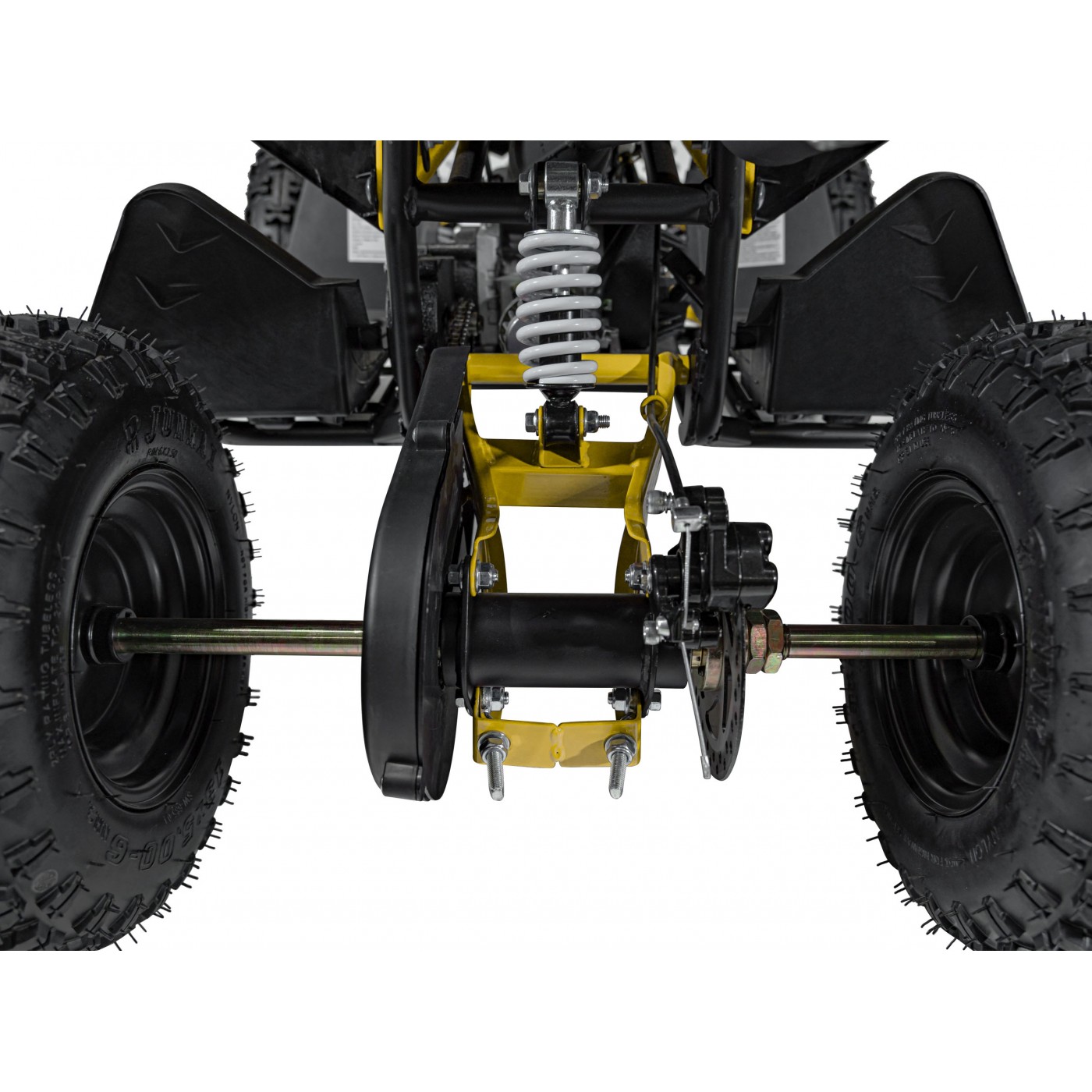 copy of Quad Highper na batériu Žltý 35km/h + Bezkefkový motor 1000W + Nafukovacie kolesá + Regulácia sedadla