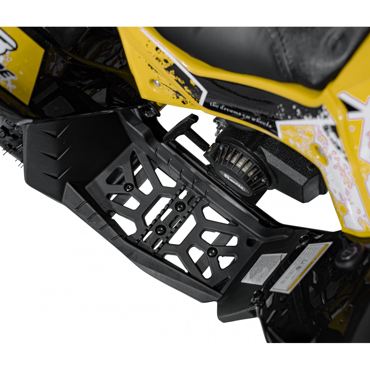 copy of Quad Highper na batériu Žltý 35km/h + Bezkefkový motor 1000W + Nafukovacie kolesá + Regulácia sedadla