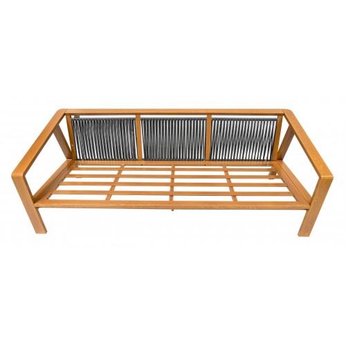 copy of Sada záhradného nábytku 6v1 Technorattan Sivý + Gauč + Vysoký stôl + 2 Kreslá + 2 Pufy + 12 Vankúšov