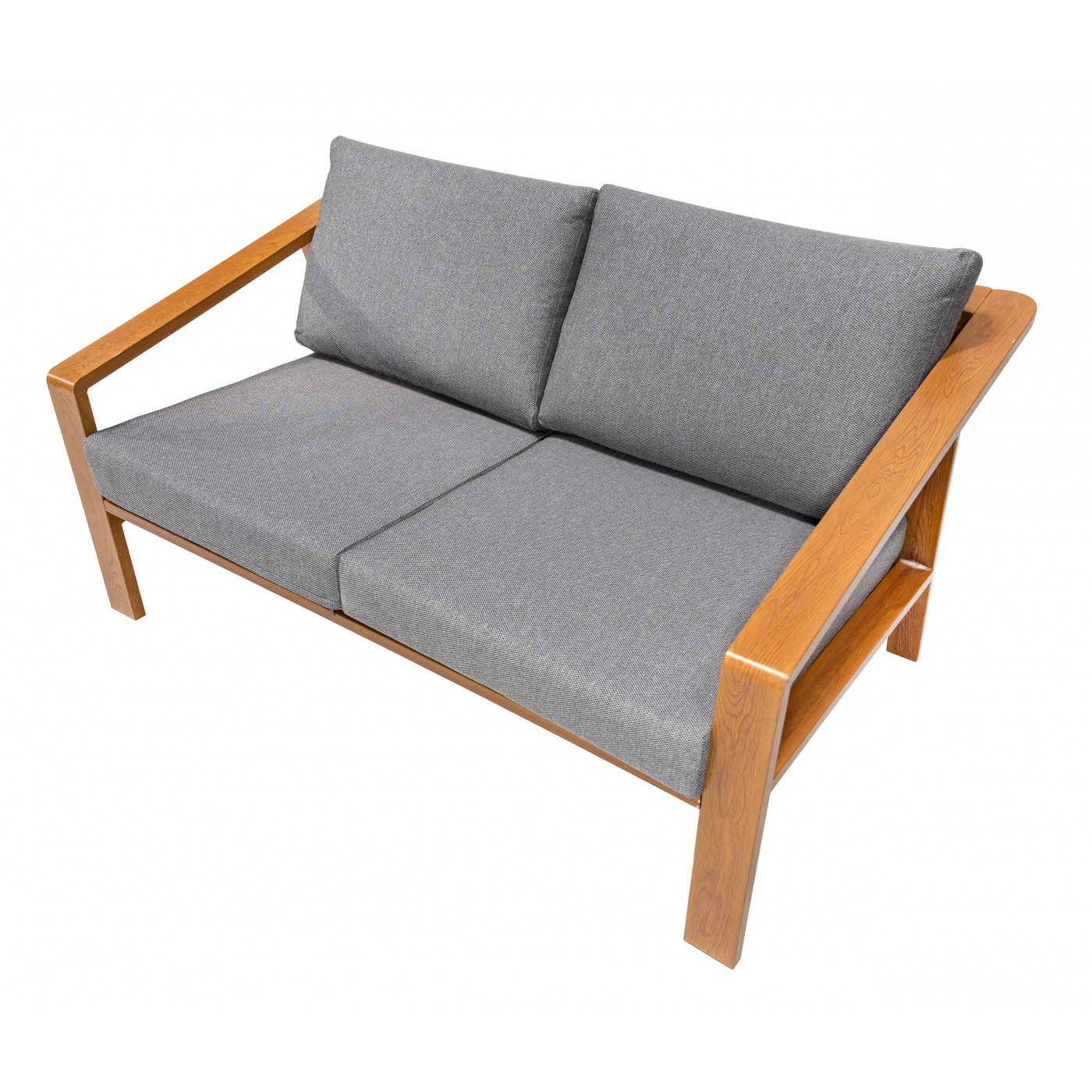 copy of Sada záhradného nábytku 6v1 Technorattan Sivý + Gauč + Vysoký stôl + 2 Kreslá + 2 Pufy + 12 Vankúšov