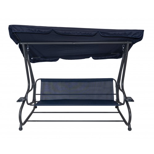 copy of Rodinná Hojdačka záhradná s Strechou Zelený vzor + Textilínia 2x1 + Nastaviteľné sedadlo + Matrac + 2 Držiaky na nápoje