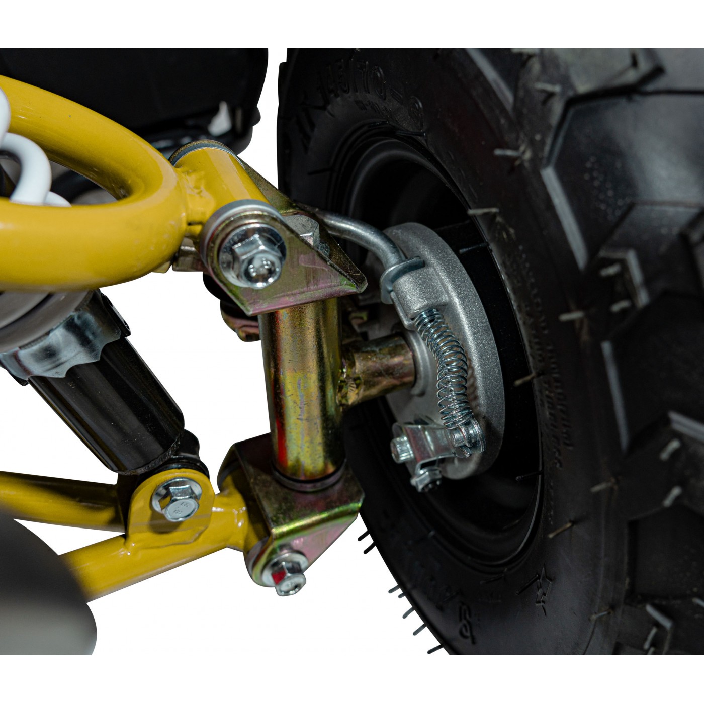 copy of Quad Highper na batériu Žltý 35km/h + Bezkefkový motor 1000W + Nafukovacie kolesá + Regulácia sedadla