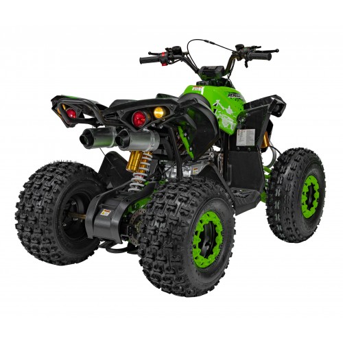 copy of Quad Highper na batériu Žltý 35km/h + Bezkefkový motor 1000W + Nafukovacie kolesá + Regulácia sedadla