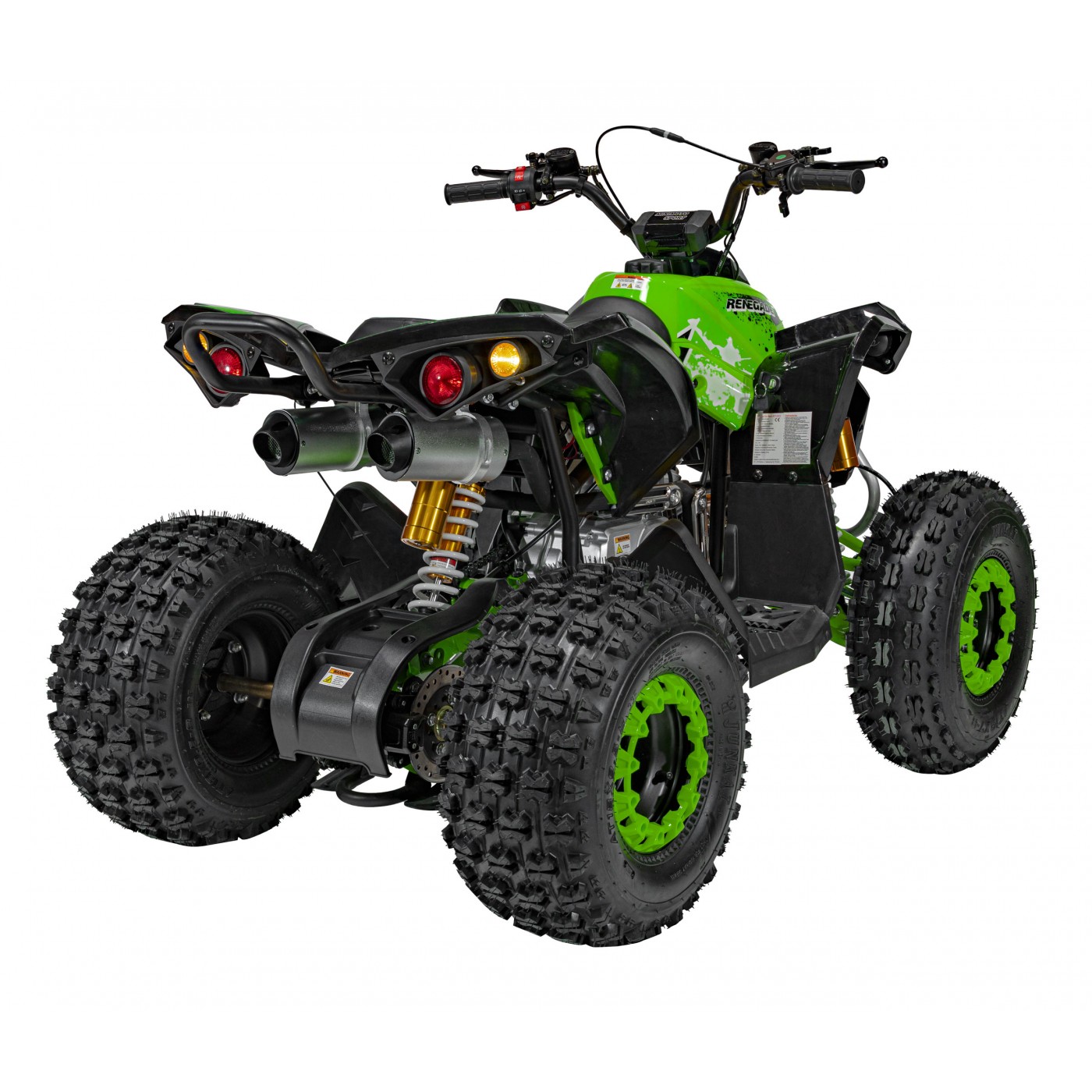 copy of Quad Highper na batériu Žltý 35km/h + Bezkefkový motor 1000W + Nafukovacie kolesá + Regulácia sedadla