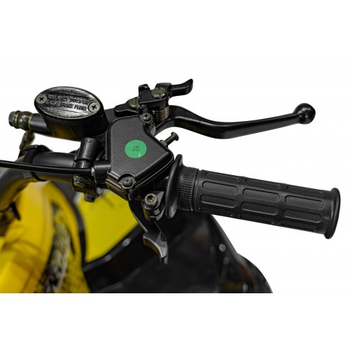 copy of Quad Highper na batériu Žltý 35km/h + Bezkefkový motor 1000W + Nafukovacie kolesá + Regulácia sedadla