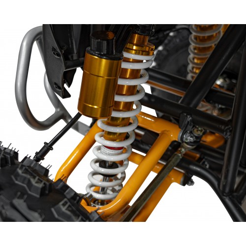 copy of Quad Highper na batériu Žltý 35km/h + Bezkefkový motor 1000W + Nafukovacie kolesá + Regulácia sedadla