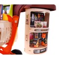 Veľký Supermarket pre deti 3+ Interaktívna sada 65 ks. + Pokladňa + Skener + Vozík + Príslušenstvo