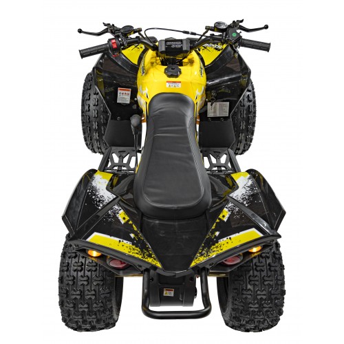 copy of Quad Highper na batériu Žltý 35km/h + Bezkefkový motor 1000W + Nafukovacie kolesá + Regulácia sedadla