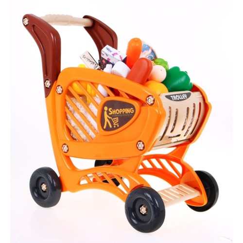 Veľký Supermarket pre deti 3+ Interaktívna sada 65 ks. + Pokladňa + Skener + Vozík + Príslušenstvo