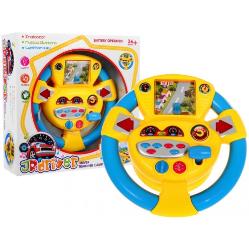 Veľký SIMULÁTOR VOLANT - volant autíčko zvuky 6508