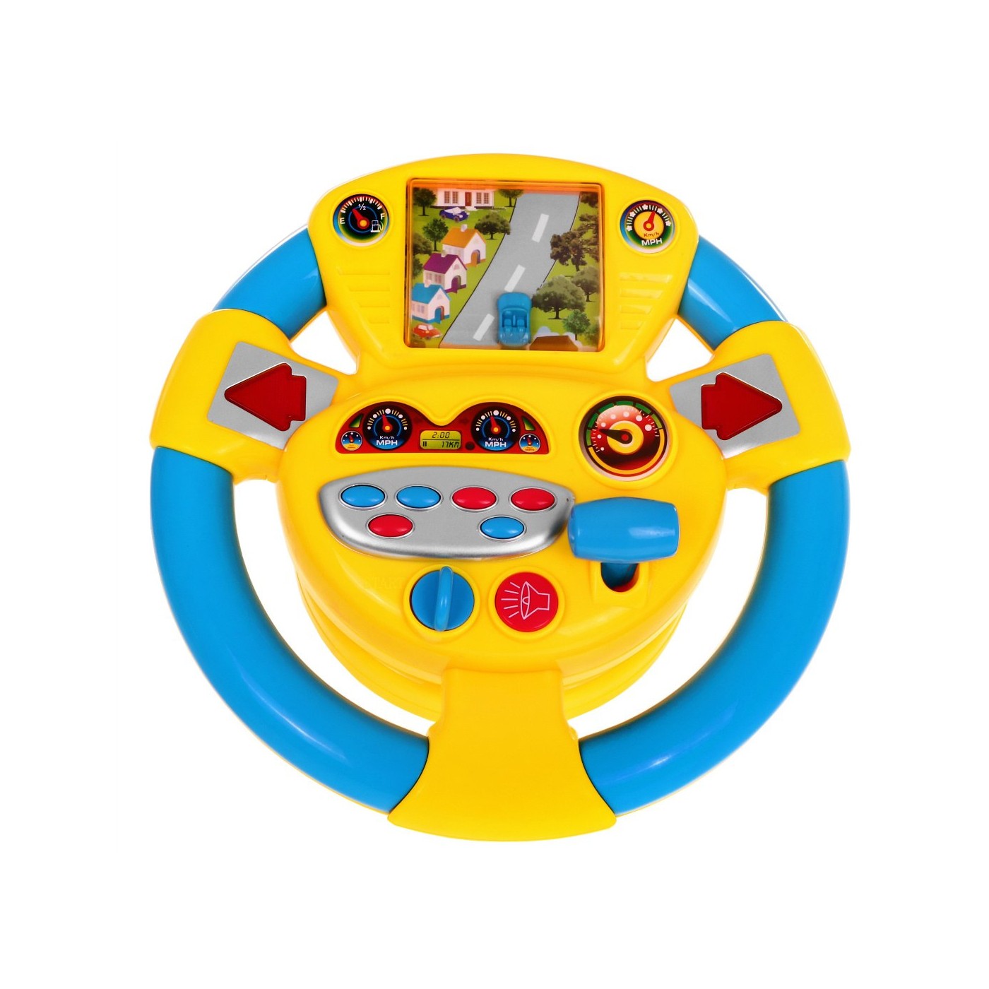 Veľký SIMULÁTOR VOLANT - volant autíčko zvuky 6508