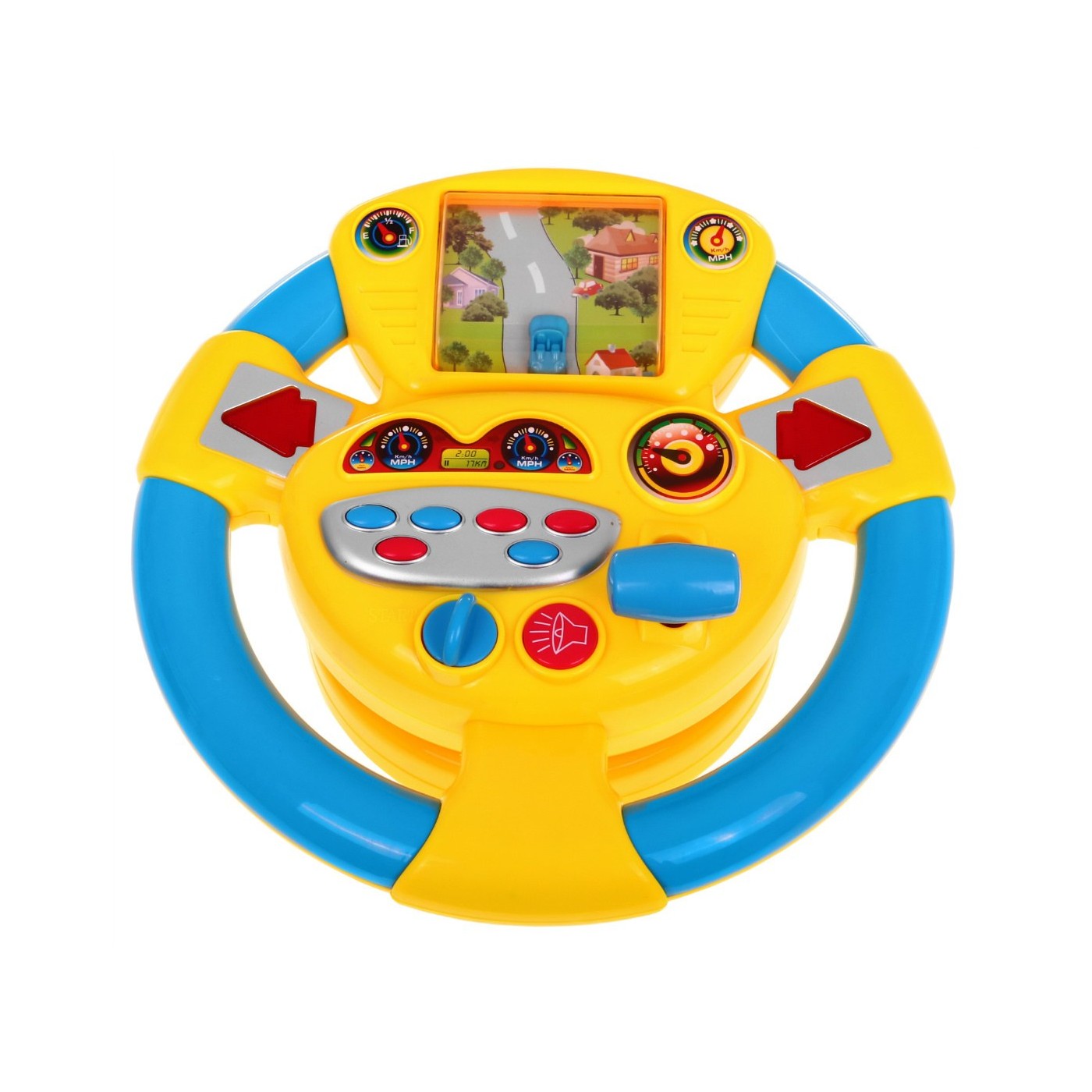 Veľký SIMULÁTOR VOLANT - volant autíčko zvuky 6508