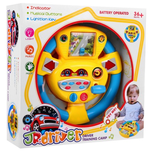 Veľký SIMULÁTOR VOLANT - volant autíčko zvuky 6508