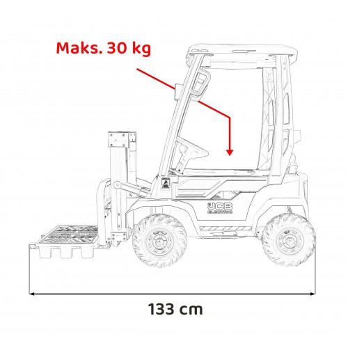 copy of Traktor Blazin BW na akumulator Żółty + Pilot + Wolny Start + Dźwięki Światła