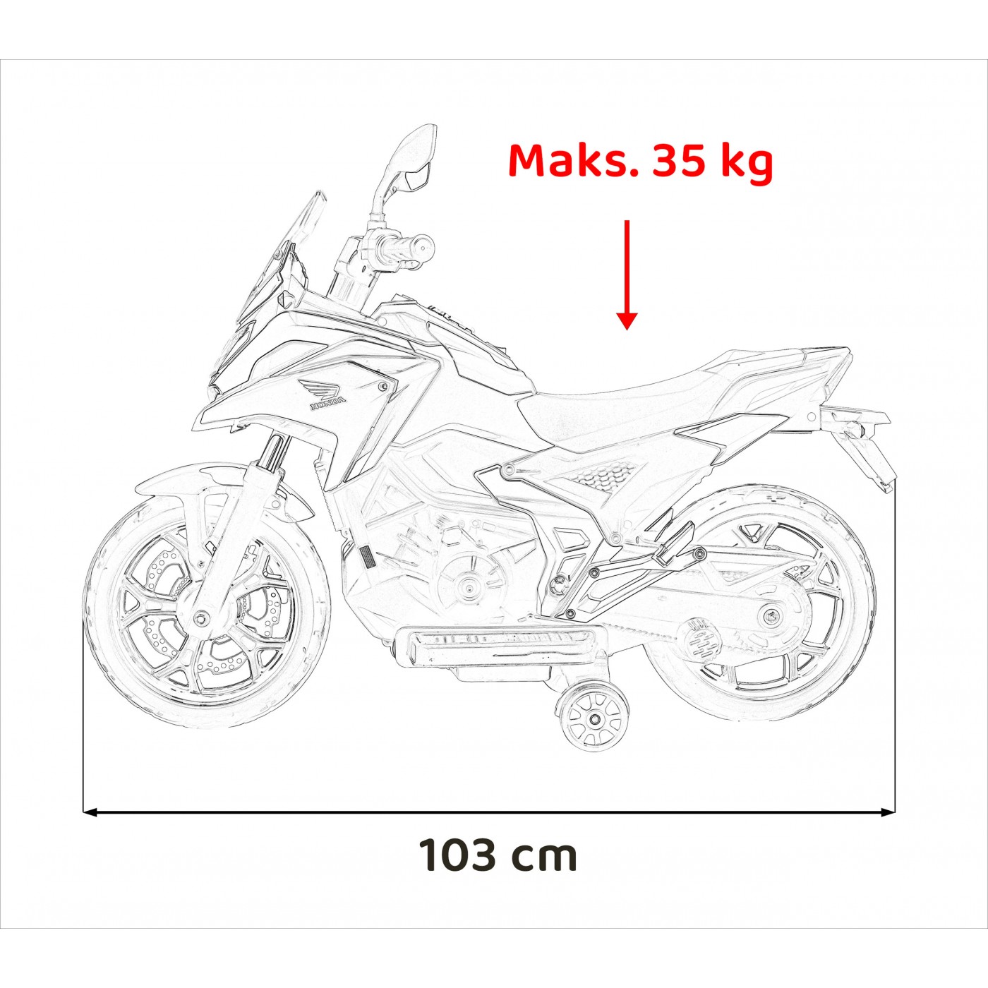 copy of Traktor Blazin BW na akumulator Żółty + Pilot + Wolny Start + Dźwięki Światła