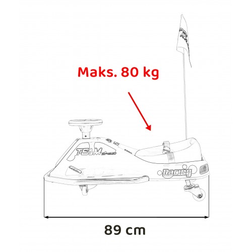 copy of Traktor Blazin BW na akumulator Żółty + Pilot + Wolny Start + Dźwięki Światła