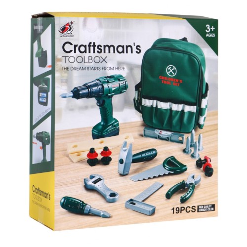 Veľká majsterská sada pre deti 3+ Interaktívne efekty + Skrutkovač + Batoh